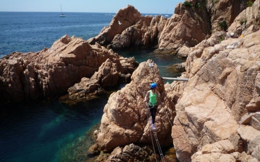 Via Ferrata en Girona - Cala del Moli