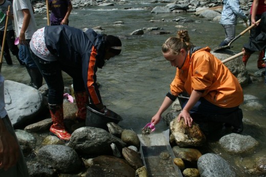 Gold Panning and Lunch BBQ Party on the River, Switzerland